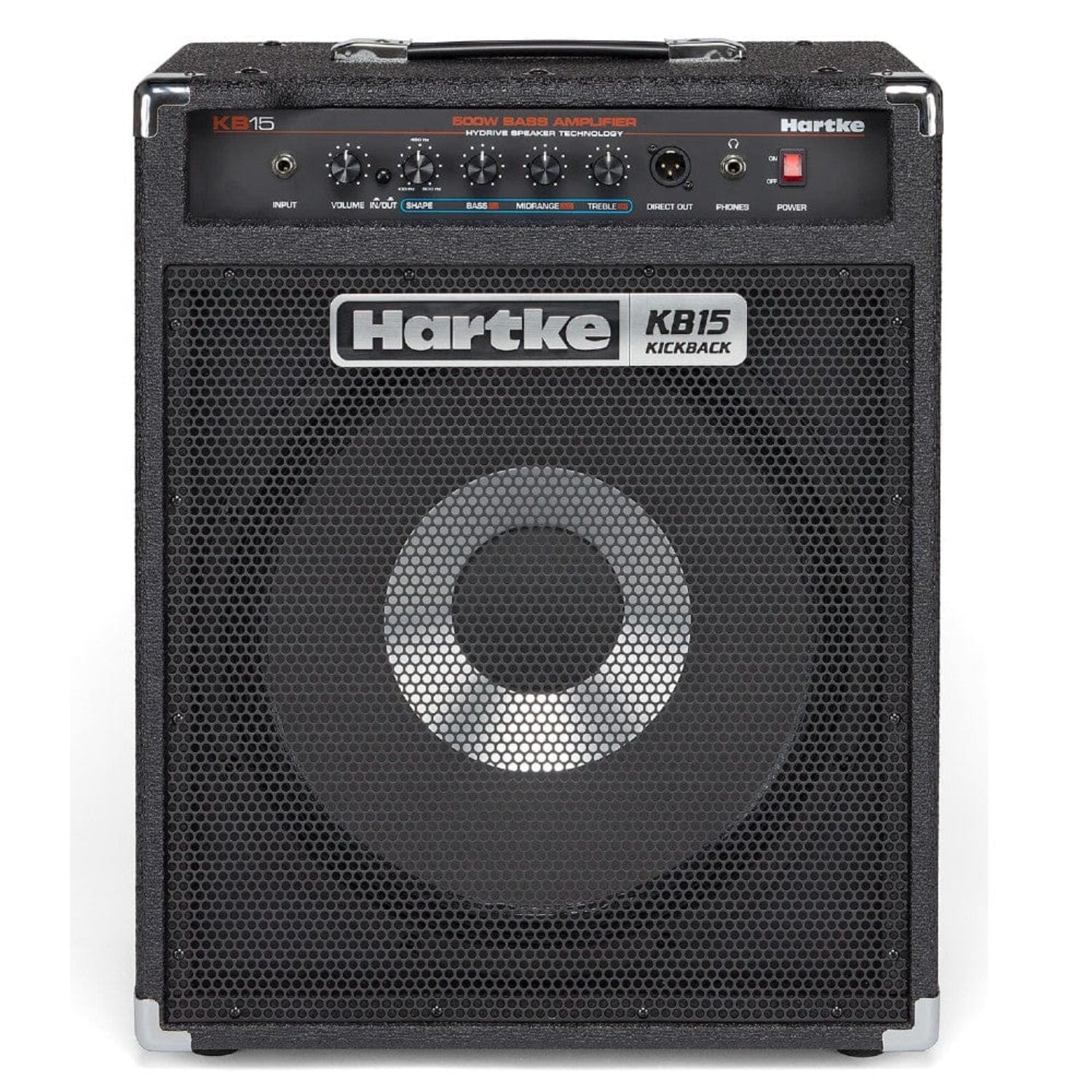 hartke bass combo amplifiers hartke kickback kb15 500w bass combo amplifier