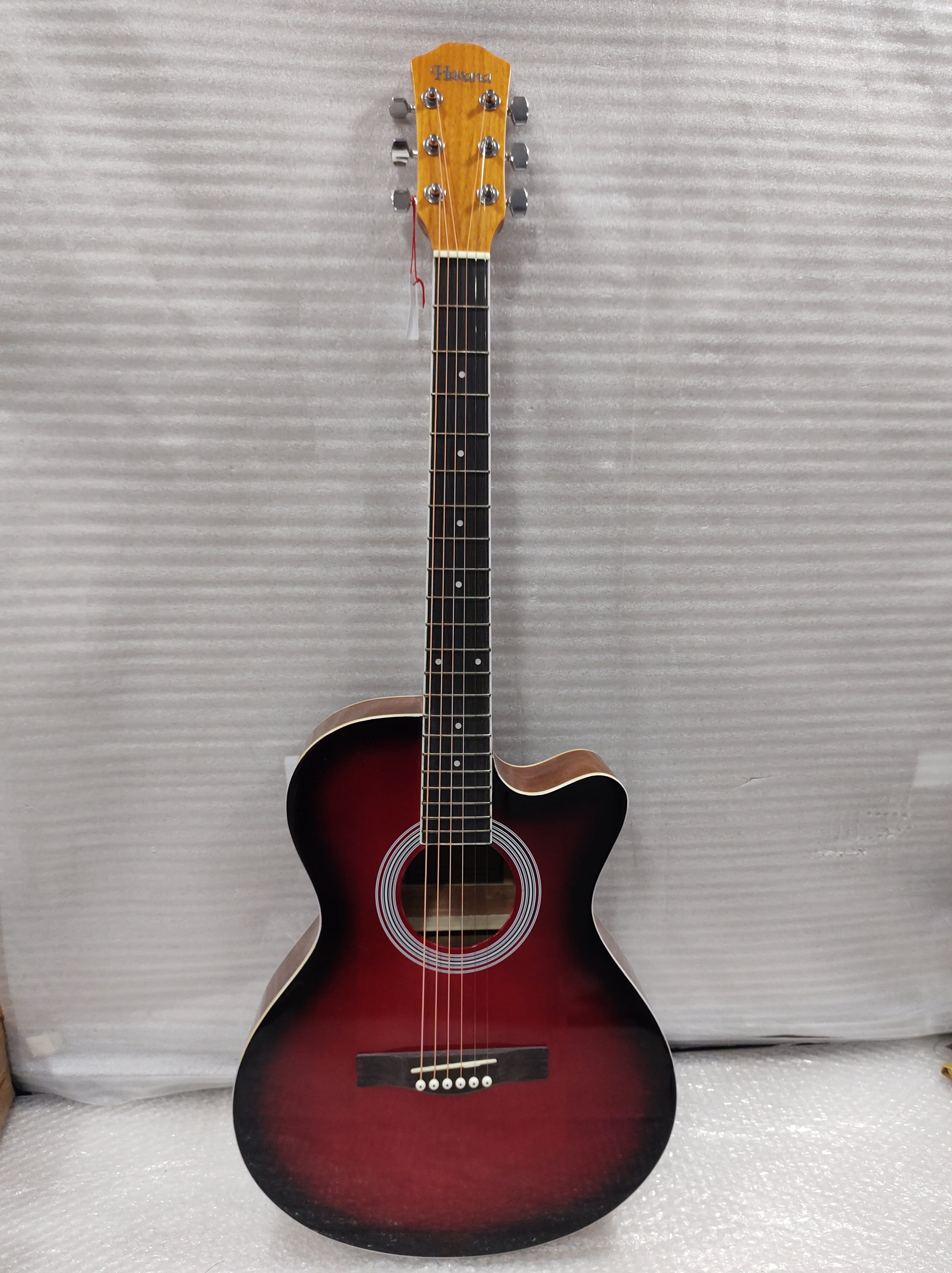 havana acoustic guitars 202101602981 havana fa391c 39-inch cutaway acoustic guitar - open box b stock