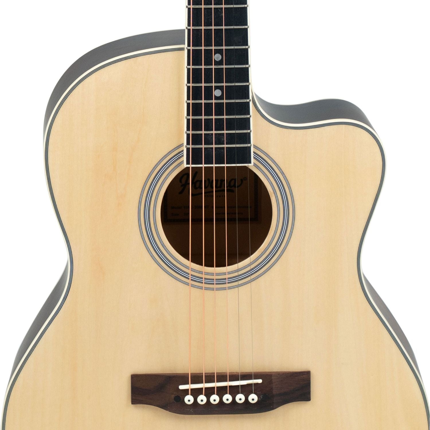 Havana Acoustic Guitars Havana 39" Cutaway 6 String Acoustic Guitar