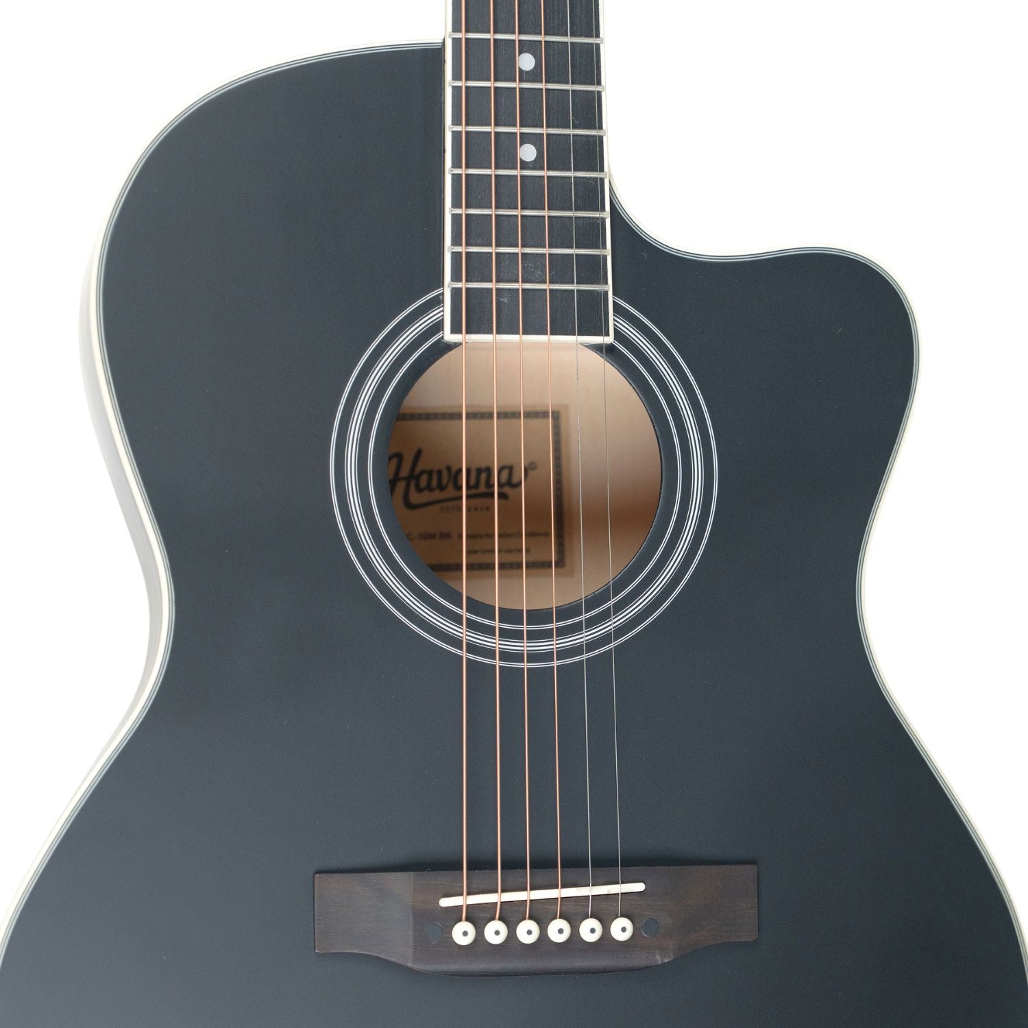 Havana Acoustic Guitars Havana 39" Cutaway 6 String Acoustic Guitar