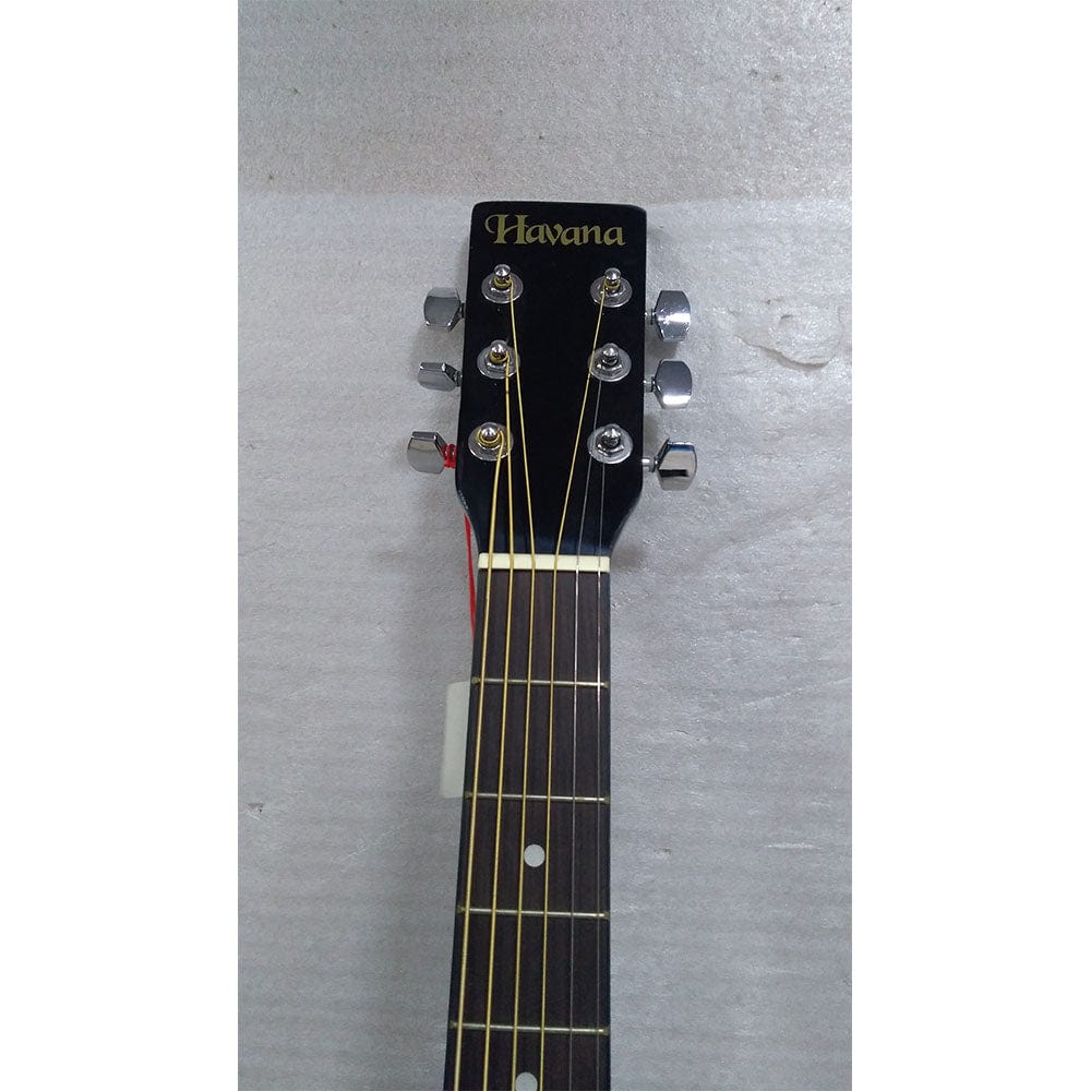 havana acoustic guitars havana 41inch cutaway acoustic guitar - open box b stock