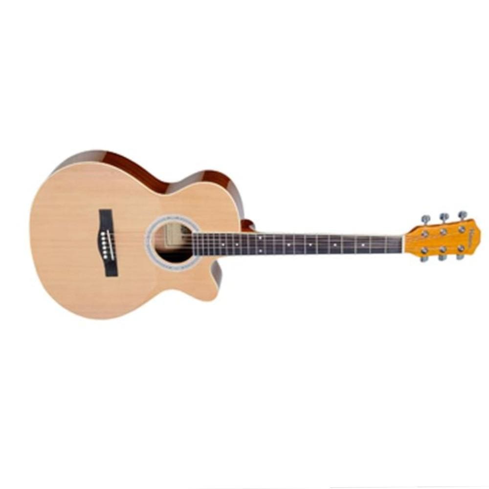 havana acoustic guitars havana fa391c 39-inch cutaway acoustic guitar #type_single,color_natural