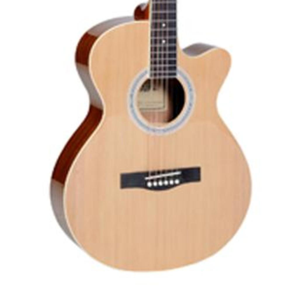 havana acoustic guitars havana fa391c 39-inch cutaway acoustic guitar #type_single,color_natural