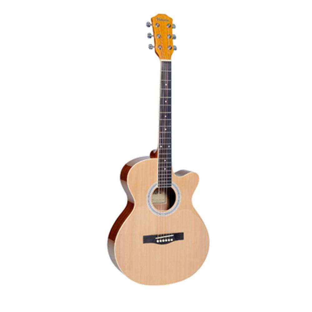 havana acoustic guitars havana fa391c 39-inch cutaway acoustic guitar #type_bundle,color_natural