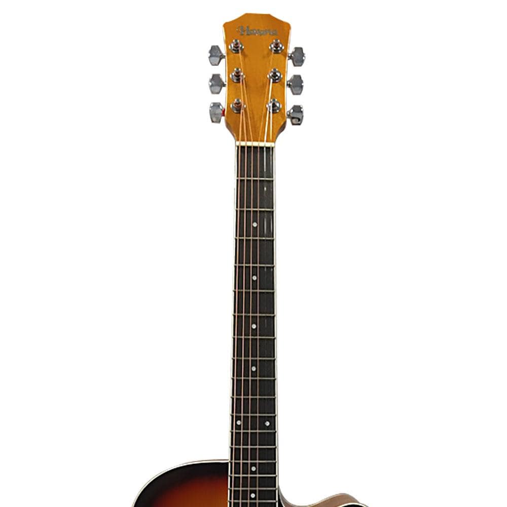 havana acoustic guitars havana fa391c 39-inch cutaway acoustic guitar #type_single,color_cherry-sunburst