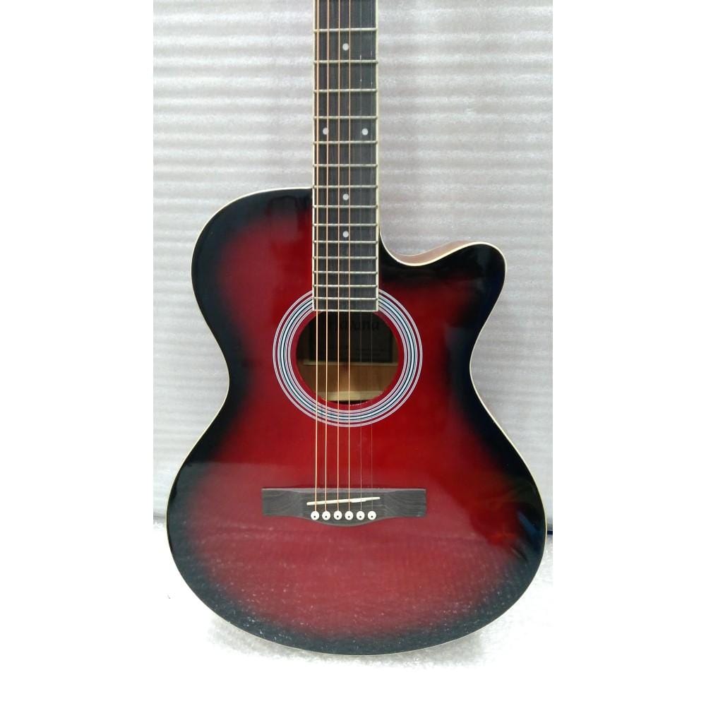 havana acoustic guitars havana fa391c 39-inch cutaway acoustic guitar - open box b stock