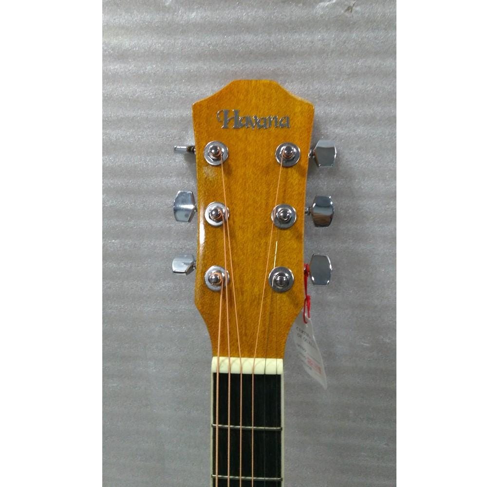 havana acoustic guitars havana fa391c 39-inch cutaway acoustic guitar - open box b stock