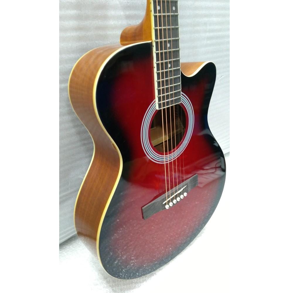 havana acoustic guitars havana fa391c 39-inch cutaway acoustic guitar - open box b stock
