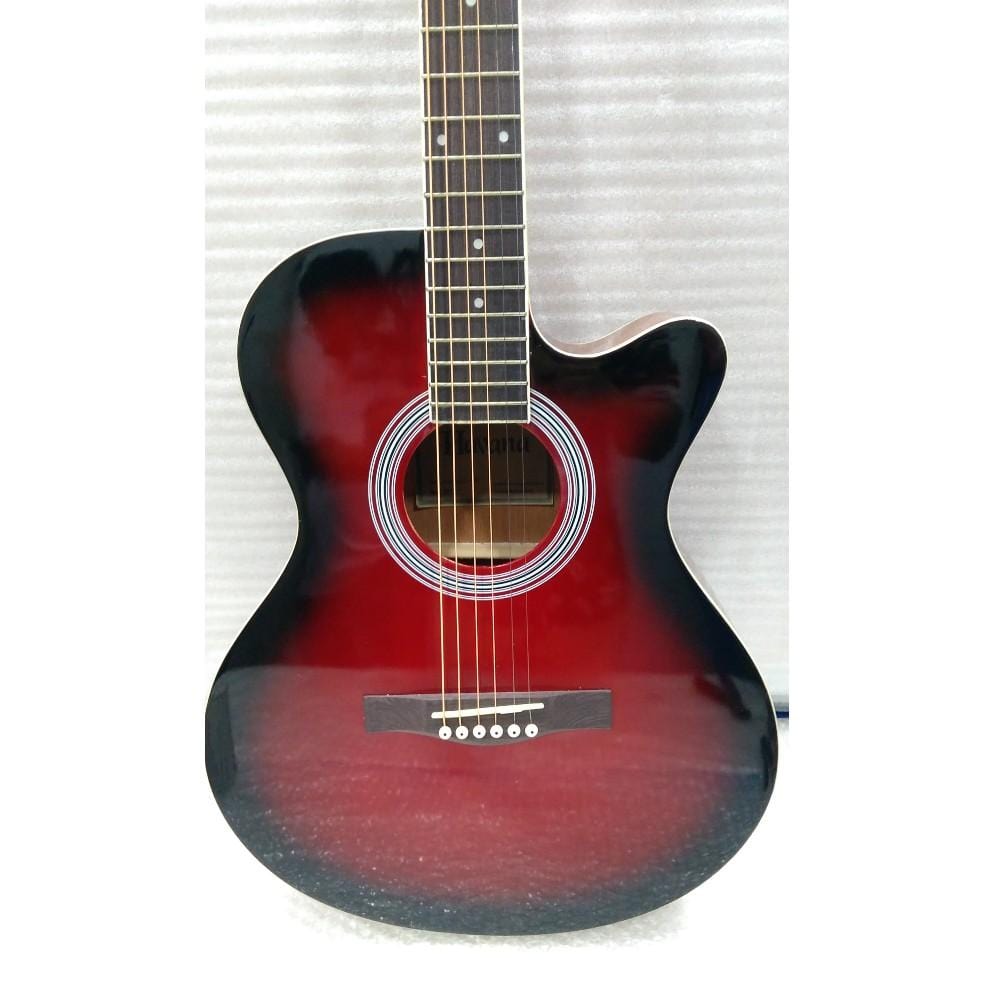 havana acoustic guitars havana fa391c 39-inch cutaway acoustic guitar - open box b stock