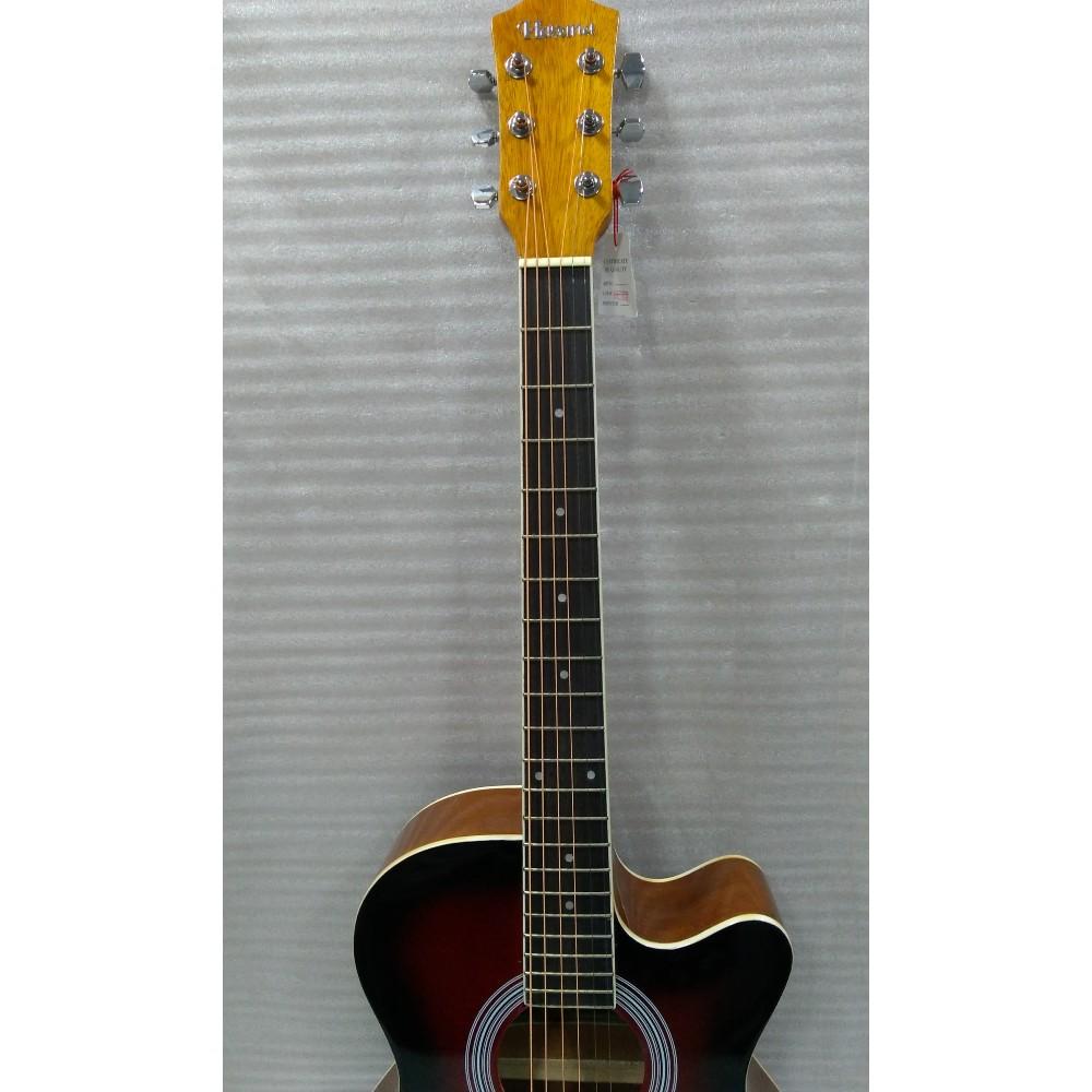 havana acoustic guitars havana fa391c 39-inch cutaway acoustic guitar - open box b stock