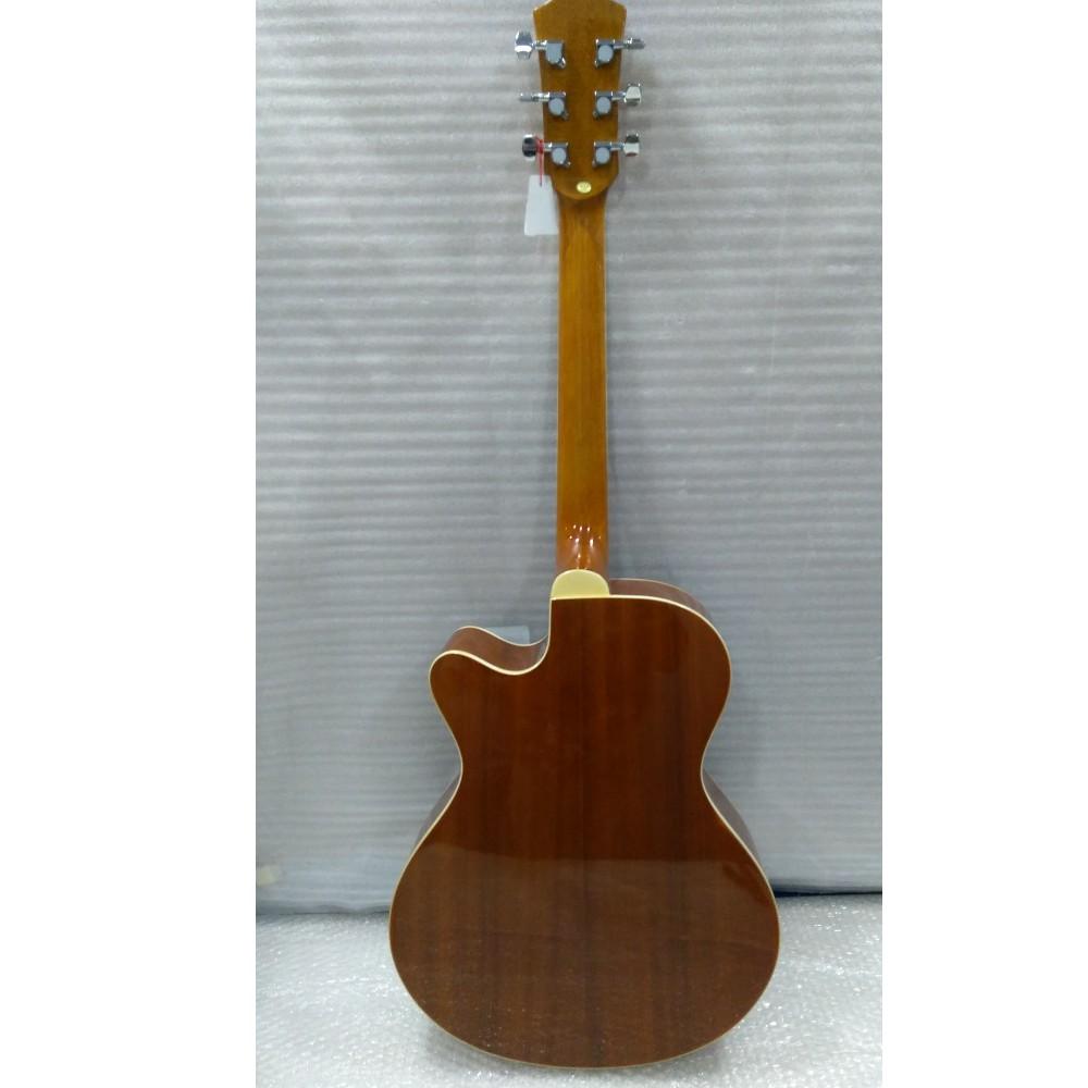 havana acoustic guitars havana fa391c 39-inch cutaway acoustic guitar - open box b stock