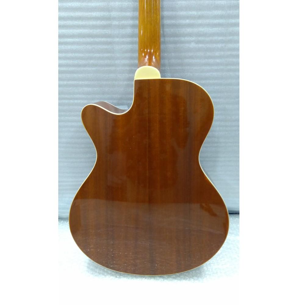 havana acoustic guitars havana fa391c 39-inch cutaway acoustic guitar - open box b stock