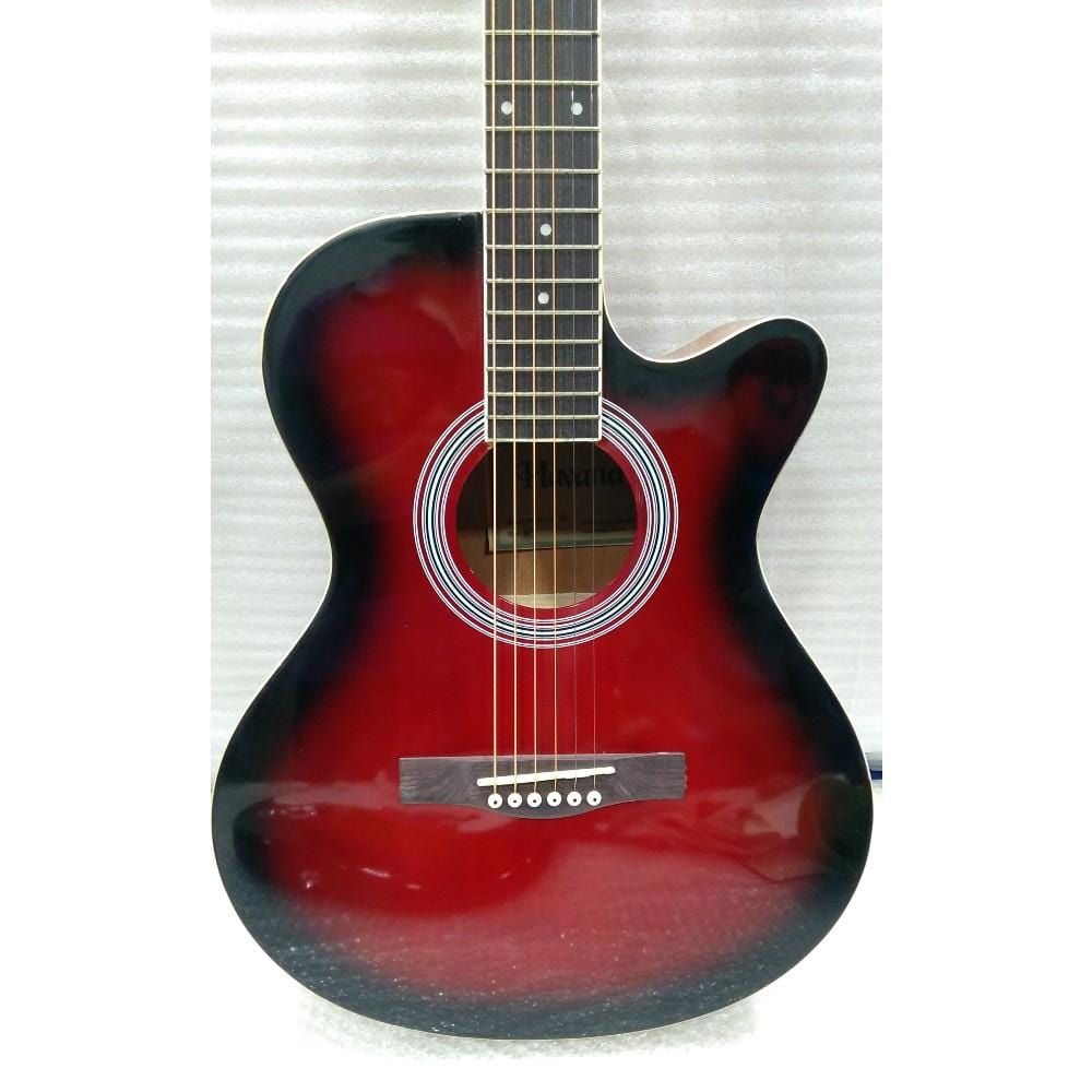 havana acoustic guitars havana fa391c 39-inch cutaway acoustic guitar - open box b stock