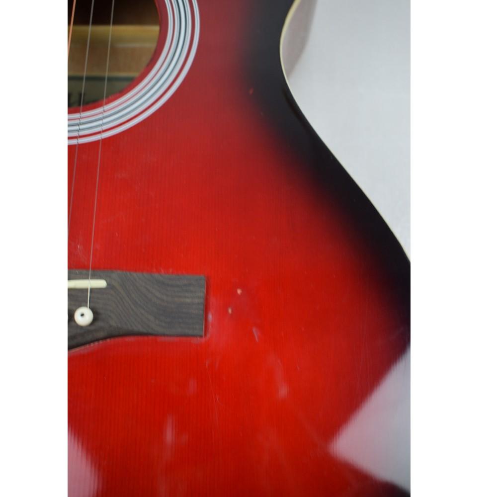 havana acoustic guitars havana fa391c 39-inch cutaway acoustic guitar - open box b stock