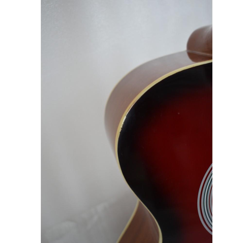 havana acoustic guitars havana fa391c 39-inch cutaway acoustic guitar - open box b stock