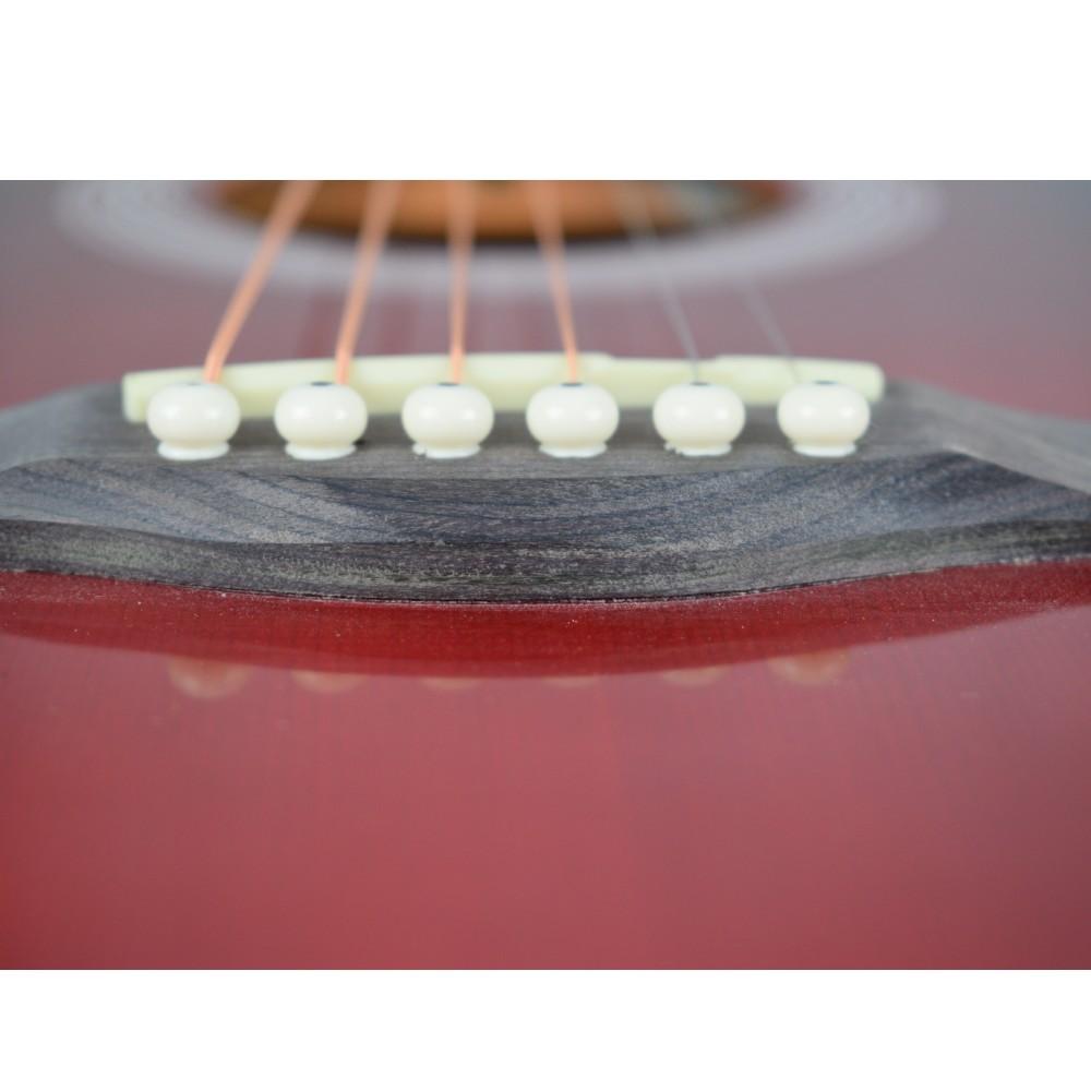 havana acoustic guitars havana fa391c 39-inch cutaway acoustic guitar - open box b stock