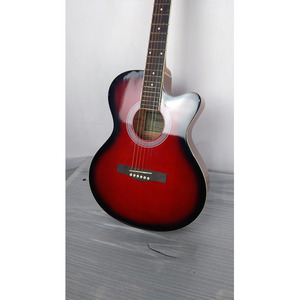 havana acoustic guitars havana fa391c 39-inch cutaway acoustic guitar - open box b stock