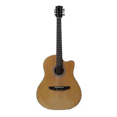 Havana Acoustic Guitars Natural Havana AAG-39 Inch Cutaway Acoustic Guitar