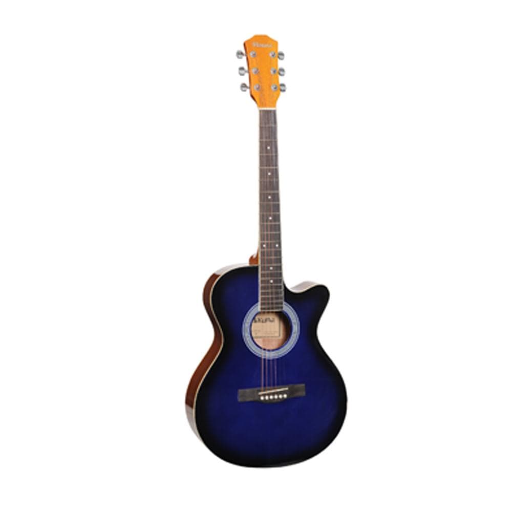 havana acoustic guitars single / blue havana fa391c 39-inch cutaway acoustic guitar