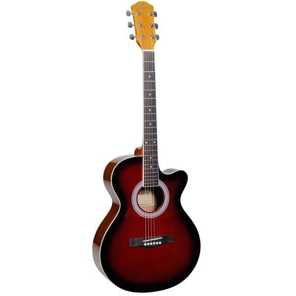 havana acoustic guitars single / red burst havana fa391c 39-inch cutaway acoustic guitar #type_single,color_red-burst
