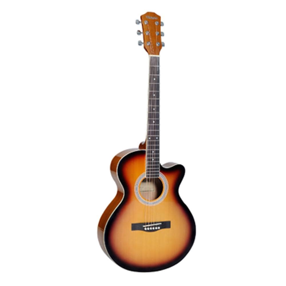 havana acoustic guitars single / sunburst havana fa391c 39-inch cutaway acoustic guitar #type_single,color_sunburst