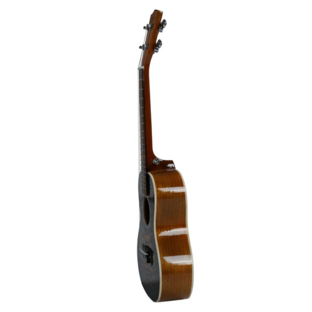 Havana Concert Ukuleles Havana QUK24 Tiger Flame Concert Ukulele