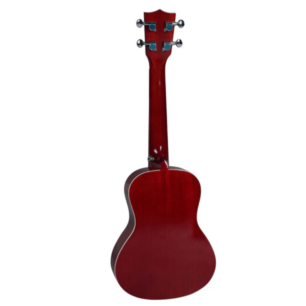 Havana Concert Ukuleles Havana QUK24 Tiger Flame Concert Ukulele #color_red