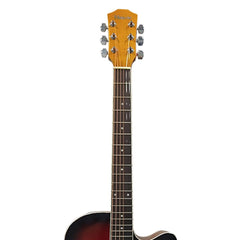Havana Electro Acoustic Guitars Havana 39inch Cutaway Electro Acoustic Guitar with 5 Band EQ & GT-3 Tuner