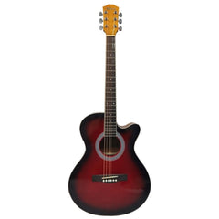 Havana Electro Acoustic Guitars Havana 39inch Cutaway Electro Acoustic Guitar with 5 Band EQ & GT-3 Tuner