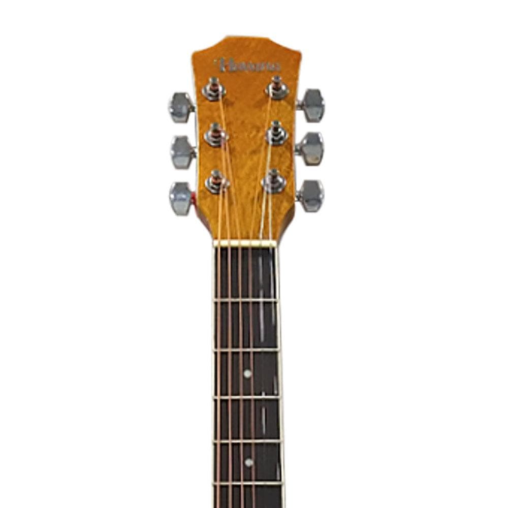 havana electro acoustic guitars havana 39inch cutaway electro acoustic guitar with 5 band eq & gt-3 tuner