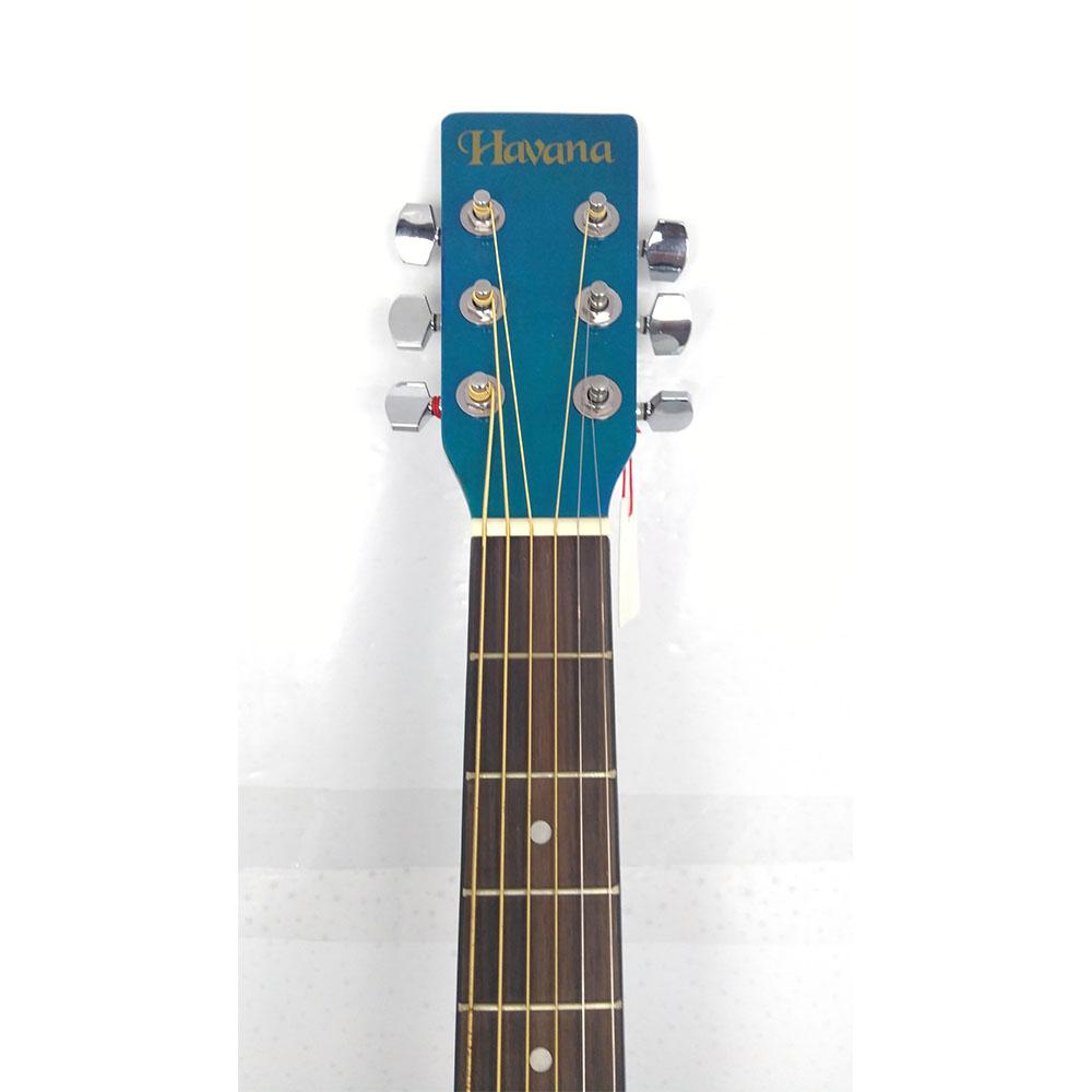 havana electro acoustic guitars havana 41-inch cutaway electro acoustic guitar with 5 band eq & gt-3 tuner - open box b stock