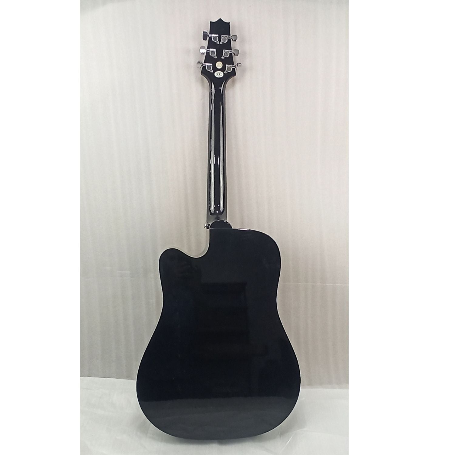 Havana Electro Acoustic Guitars Havana H- 1 Cutaway Electro-Acoustic Guitar - Black - Open Box B Stock