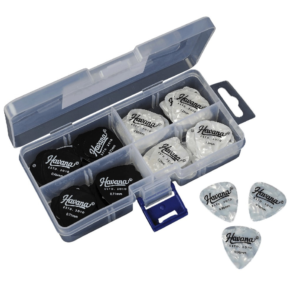 Havana Picks Havana Celluloid Teardrop Picks Box