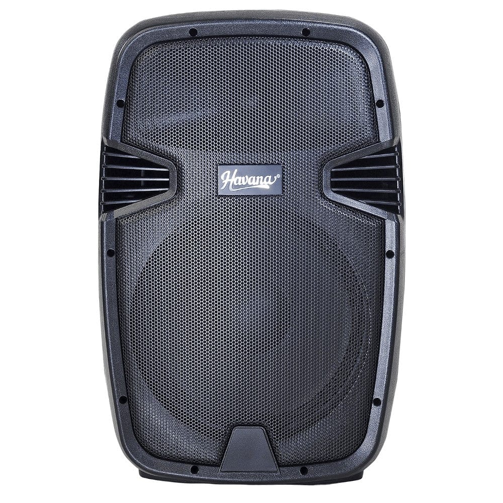 havana portable pa systems 12 inch havana pb02a portable pa system - black