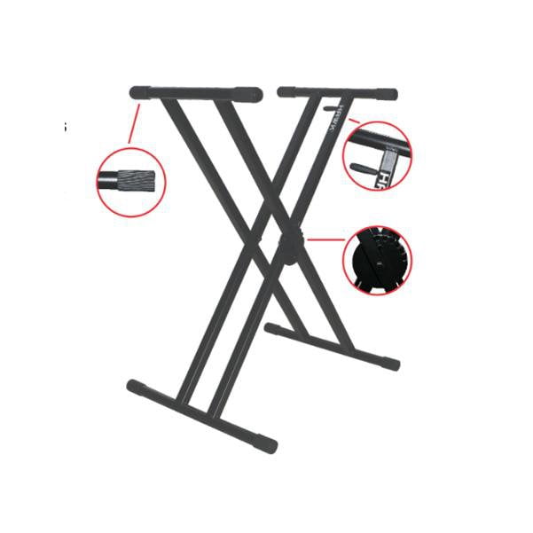 hawk keyboard stands hawk hx-004 double-x braced keyboard stand