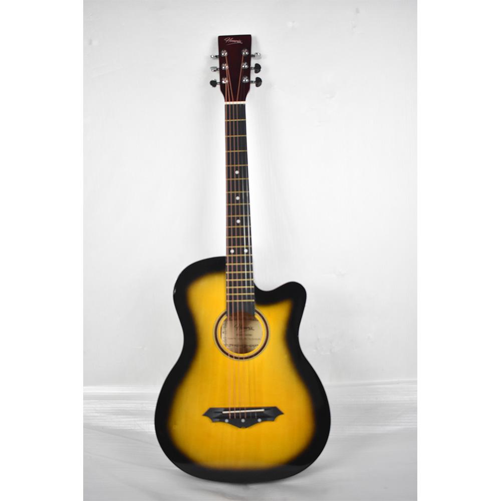 henrix acoustic guitars 202101577229 henrix 38c cutaway acoustic guitar - open box b stock #barcode_202101577229