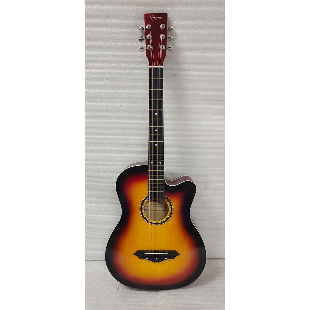 henrix acoustic guitars 202101634200 henrix 38c cutaway acoustic guitar - open box b stock #barcode_202101577229