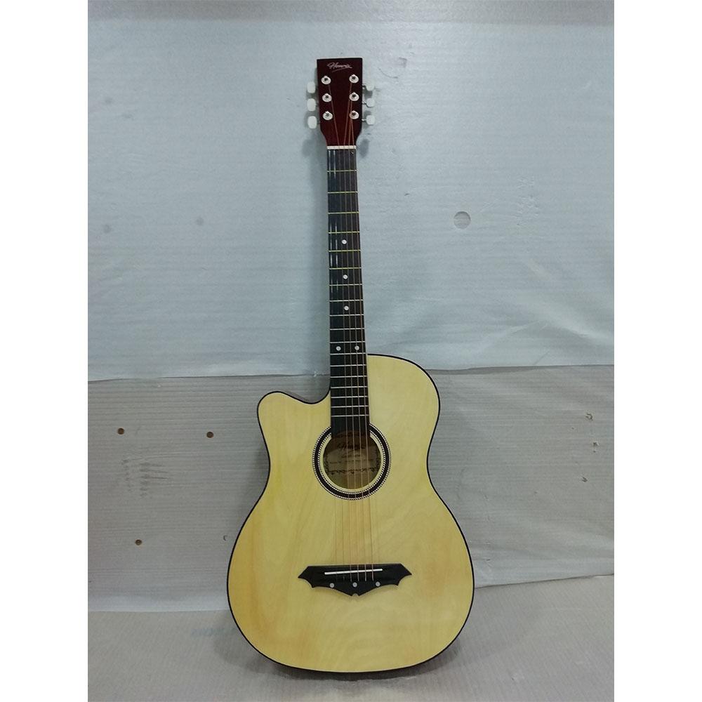 henrix acoustic guitars 202101649506 henrix 38c cutaway acoustic guitar with dual action truss rod, gigbag, picks, string set, strap, cloth & ebook - open box b stock