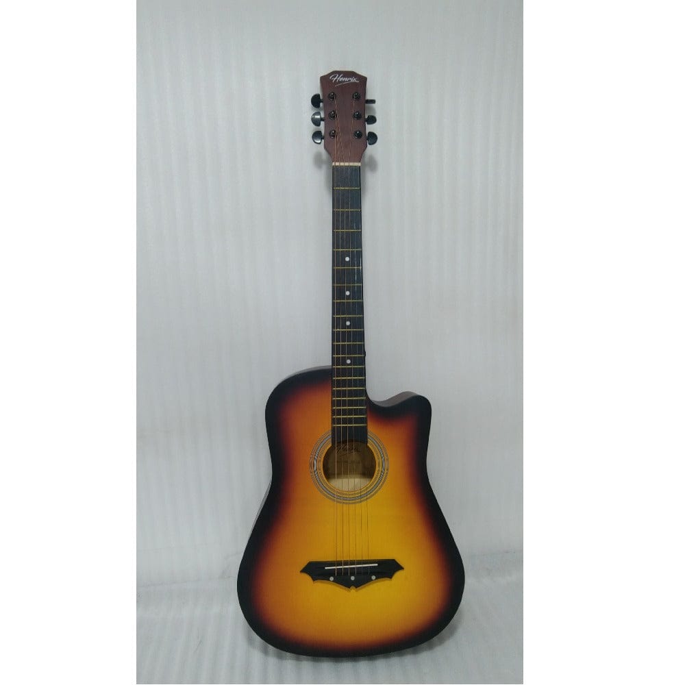 henrix acoustic guitars 202101690621 henrix 38c cutaway acoustic guitar - open box b stock #barcode_202401009832