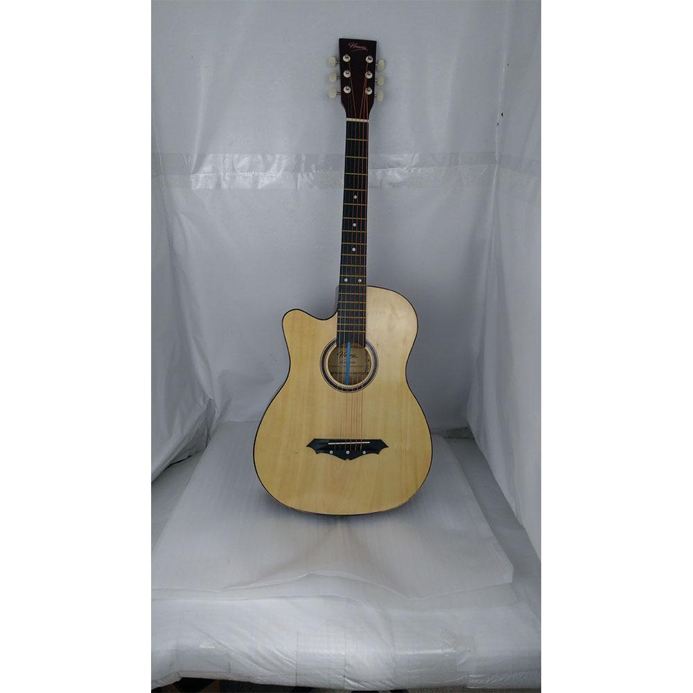 henrix acoustic guitars 202101754660 henrix 38c cutaway acoustic guitar with dual action truss rod, gigbag, picks, string set, strap, cloth & ebook - open box b stock