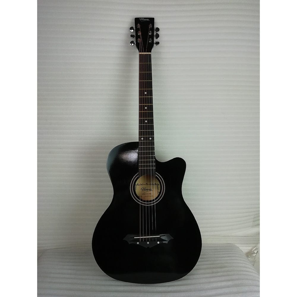 henrix acoustic guitars 202101811238 henrix 38c cutaway acoustic guitar - open box b stock #barcode_202401023330