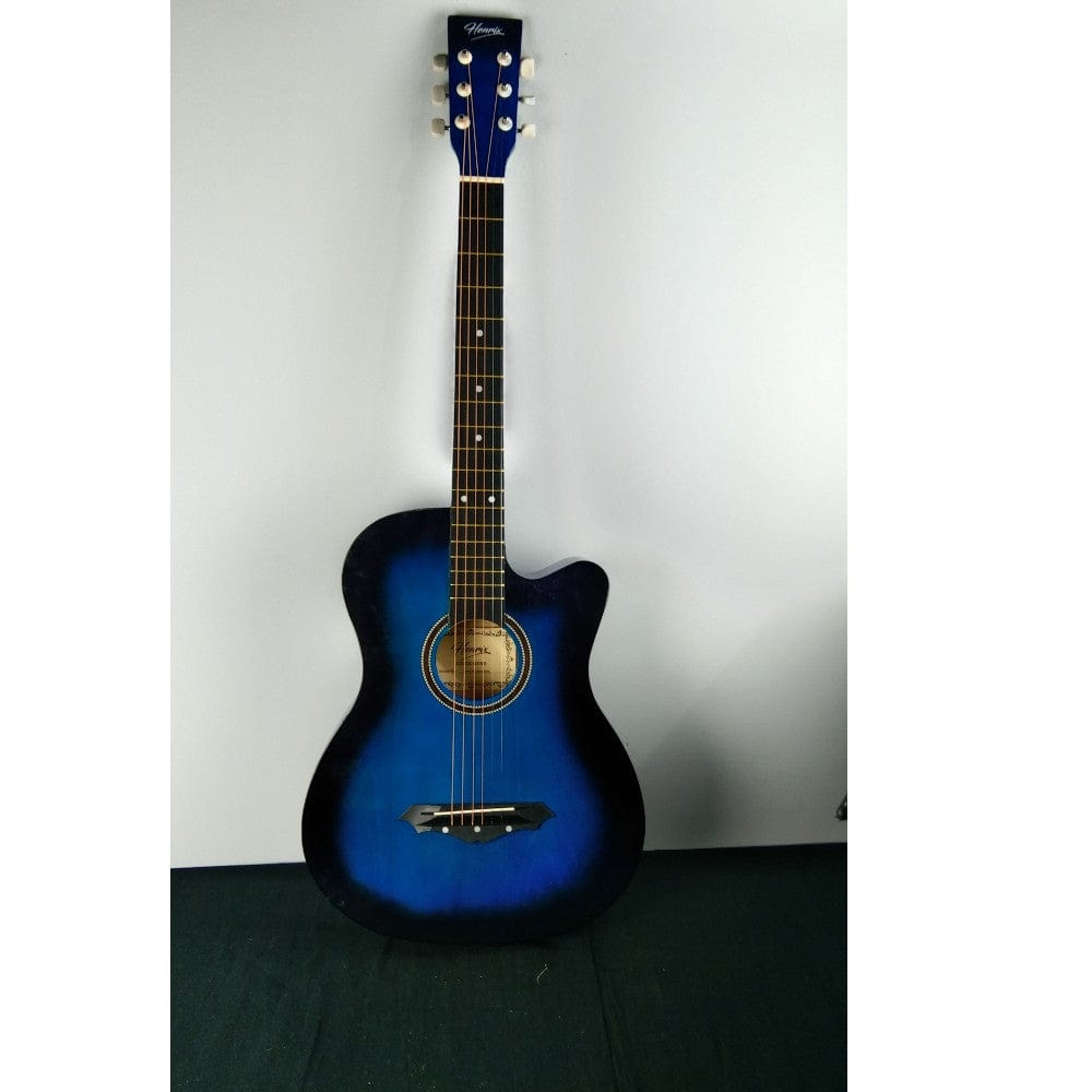 henrix acoustic guitars 202101851660 henrix 38c 38 inch cutaway acoustic guitar with dual action truss rod, gigbag, picks, string set, strap, cloth & ebook - open box b stock