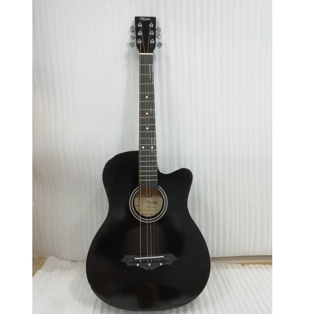 henrix acoustic guitars 202101852847 henrix 38c cutaway acoustic guitar - open box b stock #barcode_202401023330
