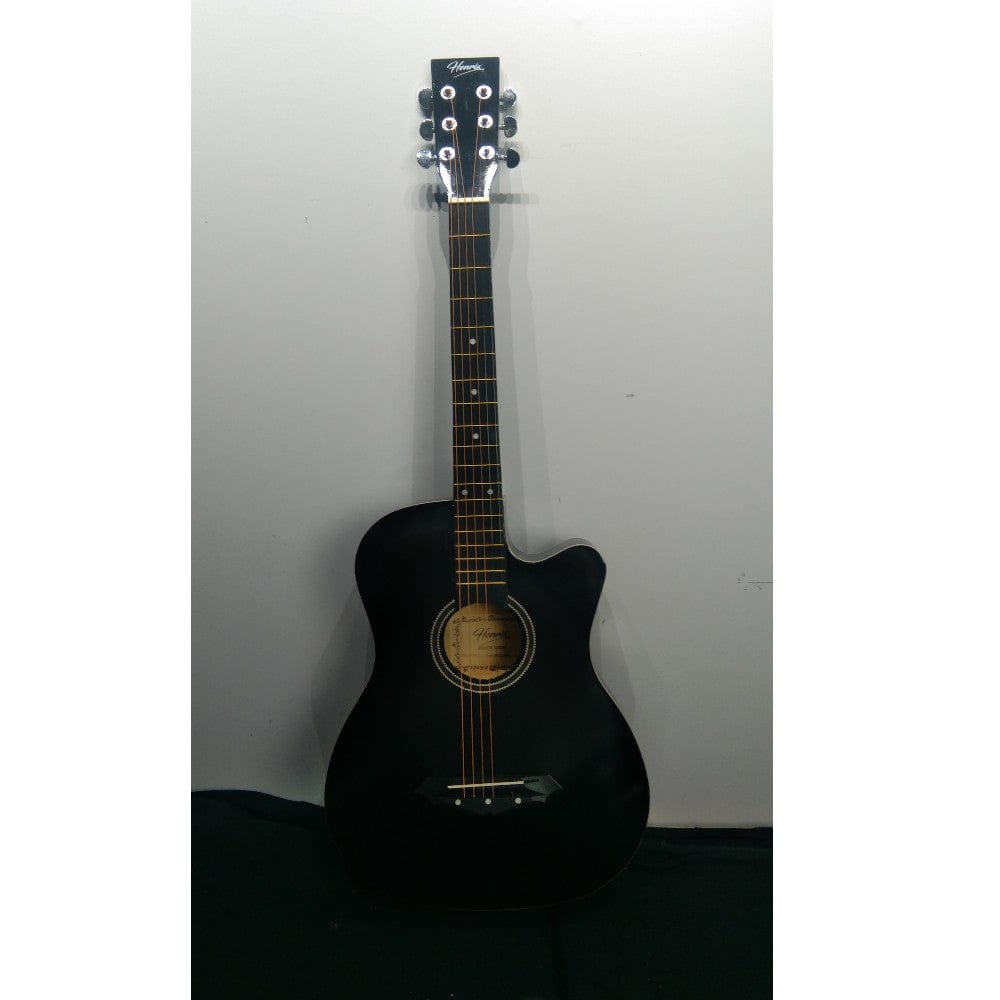 henrix acoustic guitars 202101866681 henrix 38c cutaway acoustic guitar - open box b stock #barcode_202401023330