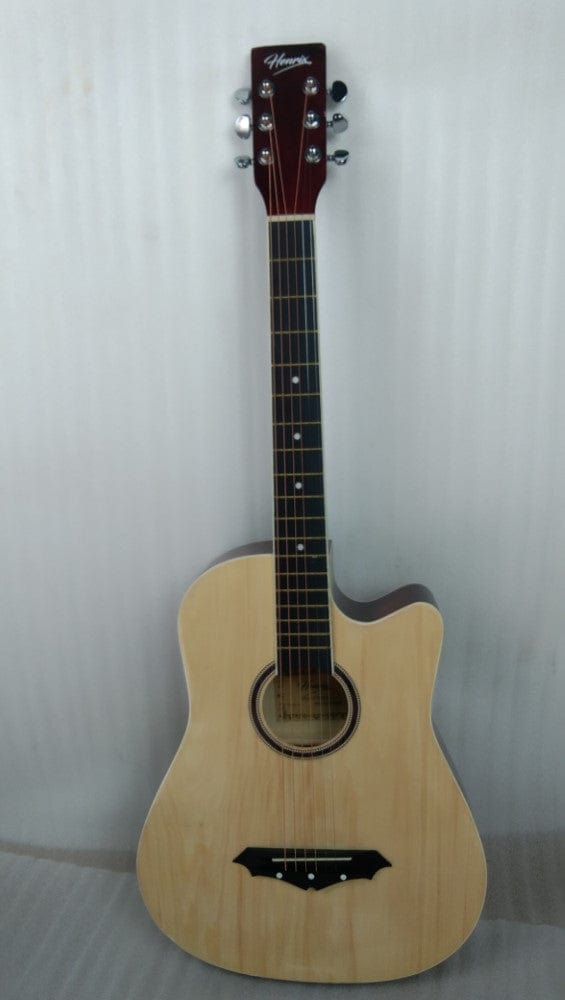 henrix acoustic guitars 202101867773 henrix pro 38 inch 6 string cutaway acoustic guitar - open box b stock #barcode_202101867773