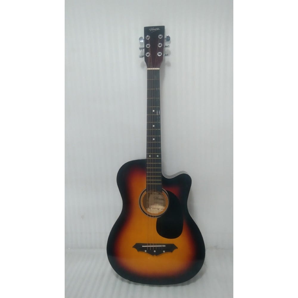henrix acoustic guitars 202301884564 henrix 38c cutaway acoustic guitar - open box b stock #barcode_202301884564
