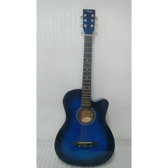 Henrix Acoustic Guitars 202301914346 Henrix 38C 38 inch Cutaway Acoustic Guitar with Dual Action Truss Rod, Gigbag, Picks, String Set, Strap, Cloth & Ebook - Open Box B Stock