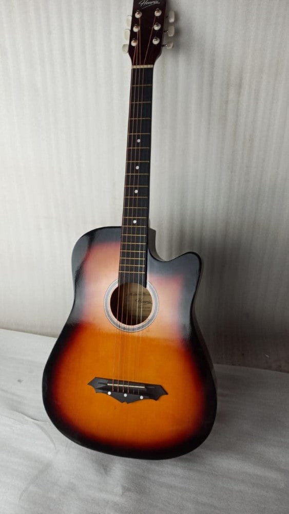 henrix acoustic guitars 202301938138 henrix 38c cutaway acoustic guitar - open box b stock