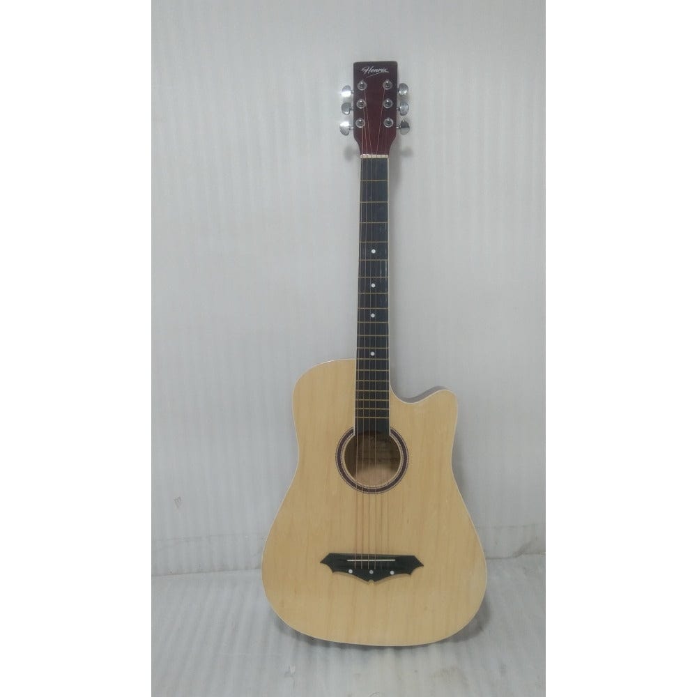 henrix acoustic guitars 202301955719 henrix pro 38 inch 6 string cutaway acoustic guitar - open box b stock #barcode_202301936142