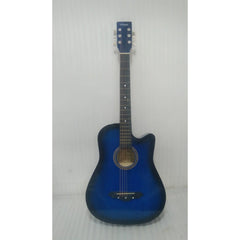 Henrix Acoustic Guitars 202301957521 Henrix 38C 38 inch Cutaway Acoustic Guitar with Dual Action Truss Rod, Gigbag, Picks, String Set, Strap, Cloth & Ebook - Open Box B Stock